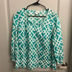 Vineyard Vines Lattice Blouse